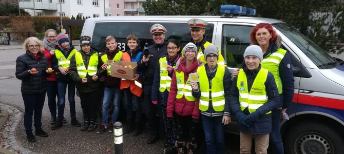 Verkehrsaktion „Apfel – Zitrone“