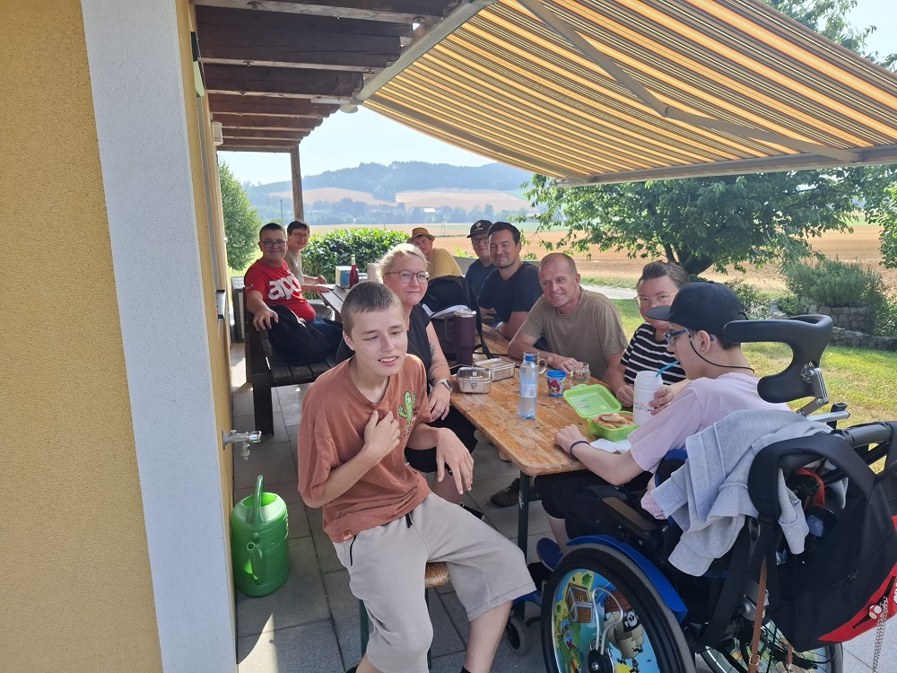 Besuch am Bauernhof